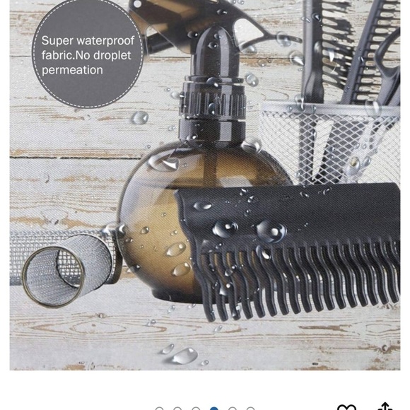 Salon image shower curtain T20 - Picture 5 of 5